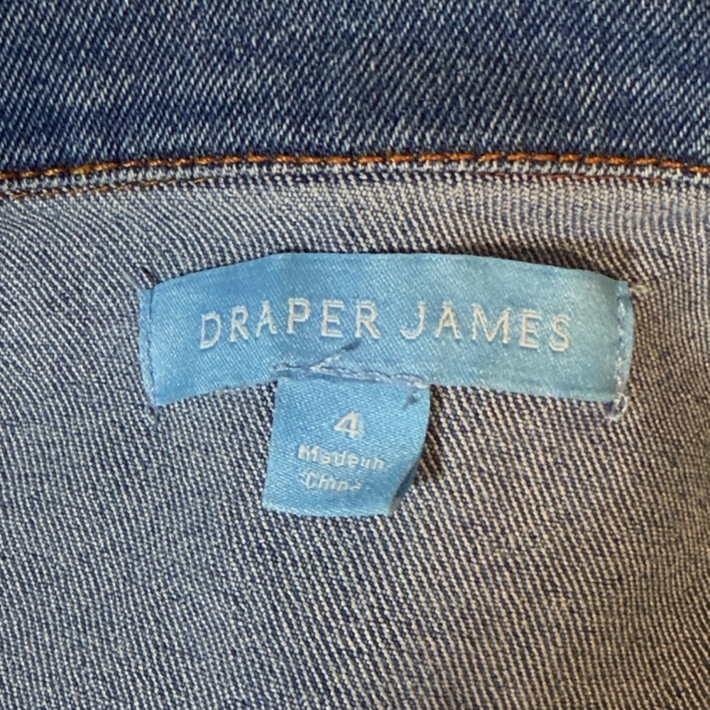 Draper James Girls Denim Ruffle Jacket - Picture 4 of 6